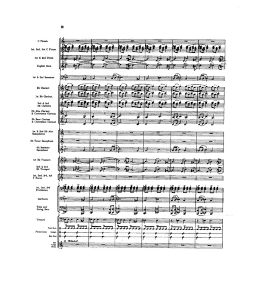 Caccia and Chorale Concert Band scores gallery preview page 19