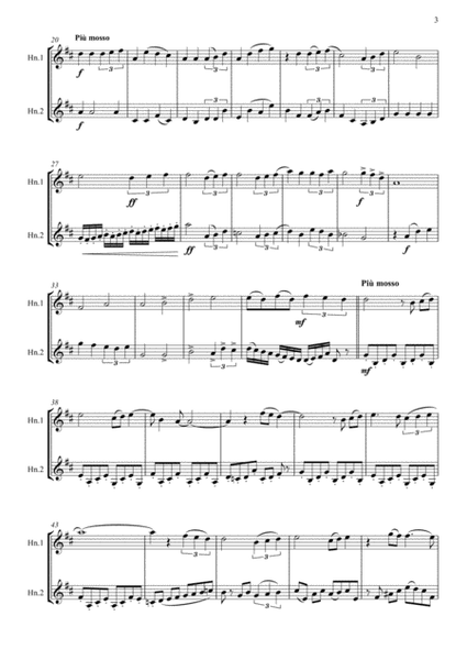 Part Of Your World by Alan Menken Brass Duet - Digital Sheet Music