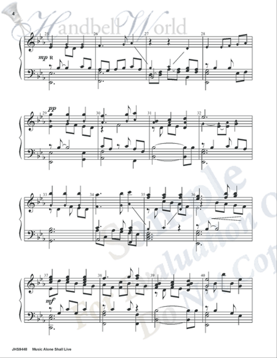 Music Alone Shall Live 5-Octaves scores gallery preview page 3