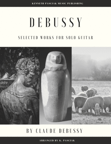 Debussy (Selected Works for Solo Guitar) by Claude Debussy Acoustic Guitar - Digital Sheet Music