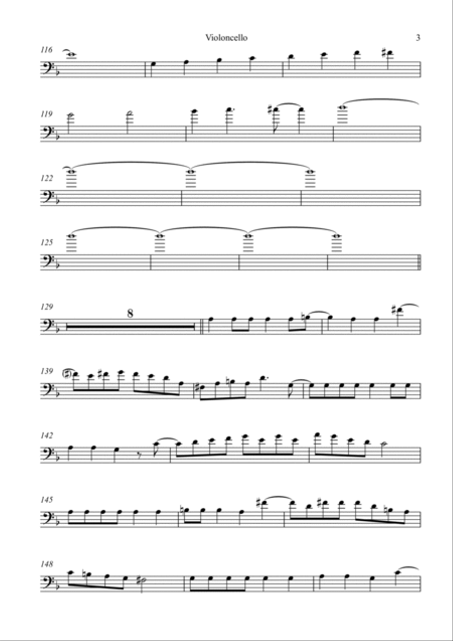 The Devil Went Down To Georgia Cello Solo scores gallery preview page 3