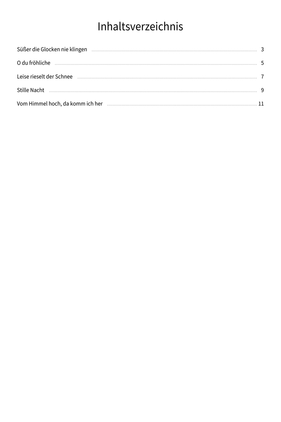 Harmonische Weihnachten mit Gesang und Begleitung Voice scores gallery preview page 3