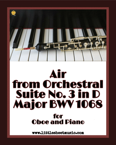 Air (from Orchestral Suite No.3 in D Major BWV 1068) (Oboe and Piano) image number null
