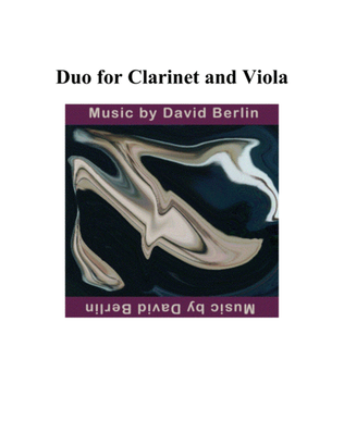 Duo for Clarinet and Viola