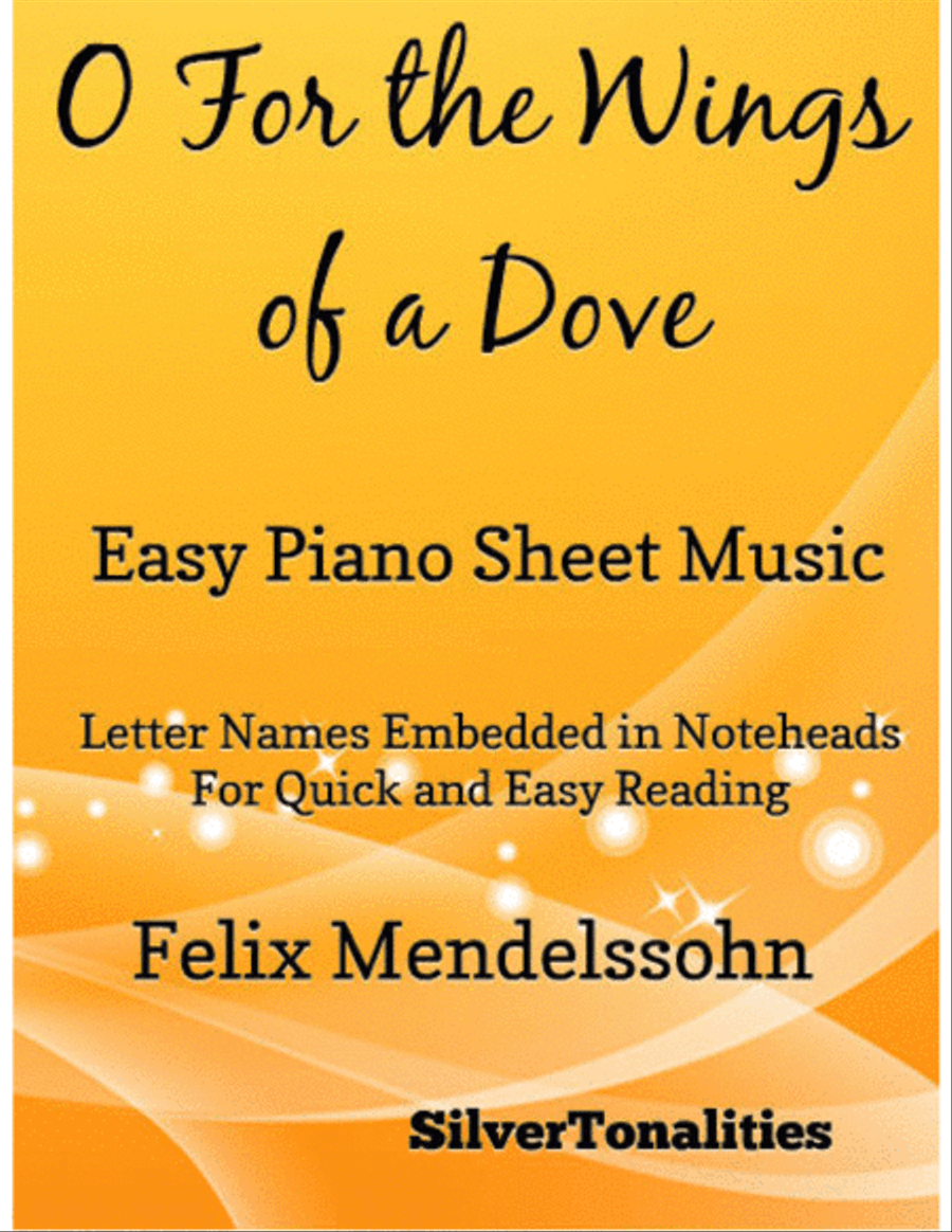 O For the Wings of a Dove Easy Piano Sheet Music Easy Piano scores gallery preview page 1