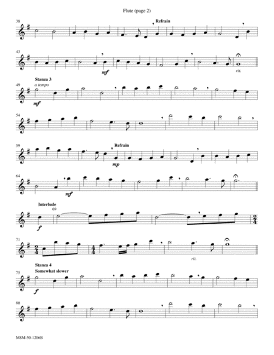 O Come, All Ye Faithful Choir scores gallery preview page 2