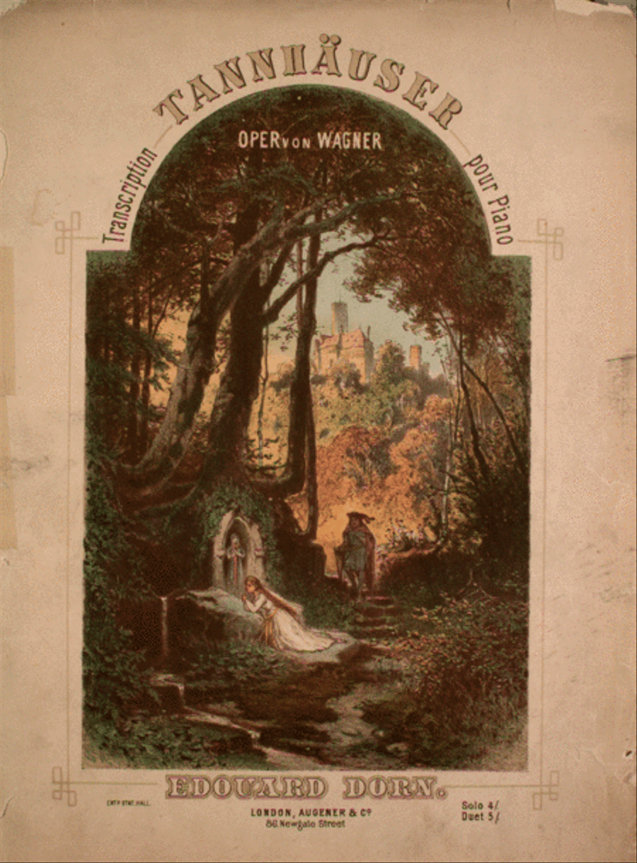 Tannhauser. Oper von Wagner. Transcription pour Piano Piano Solo scores gallery preview page 1