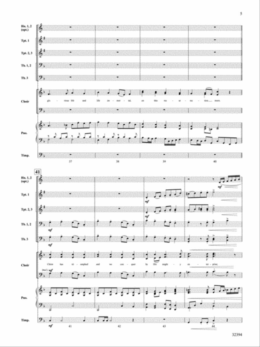 Canticle for Easter Choir scores gallery preview page 6