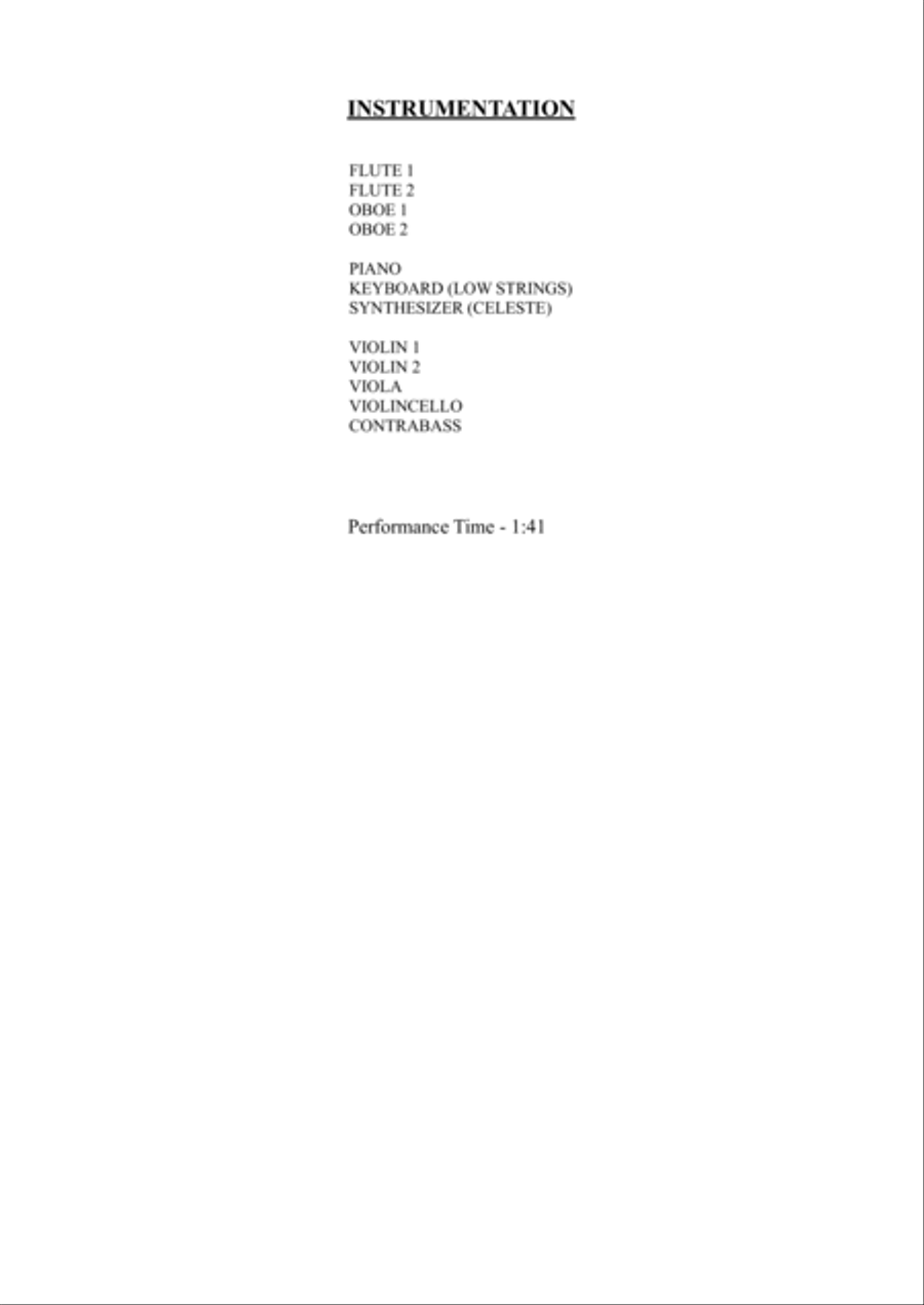 The Girl With No Name The Girl With No Name Full Orchestra scores gallery preview page 2