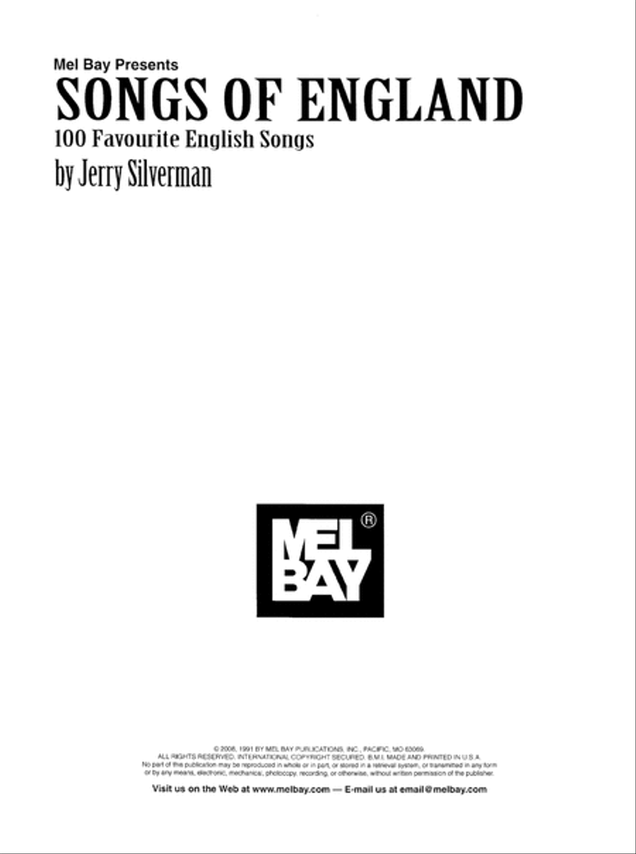 Songs of England Piano, Vocal scores gallery preview page 2