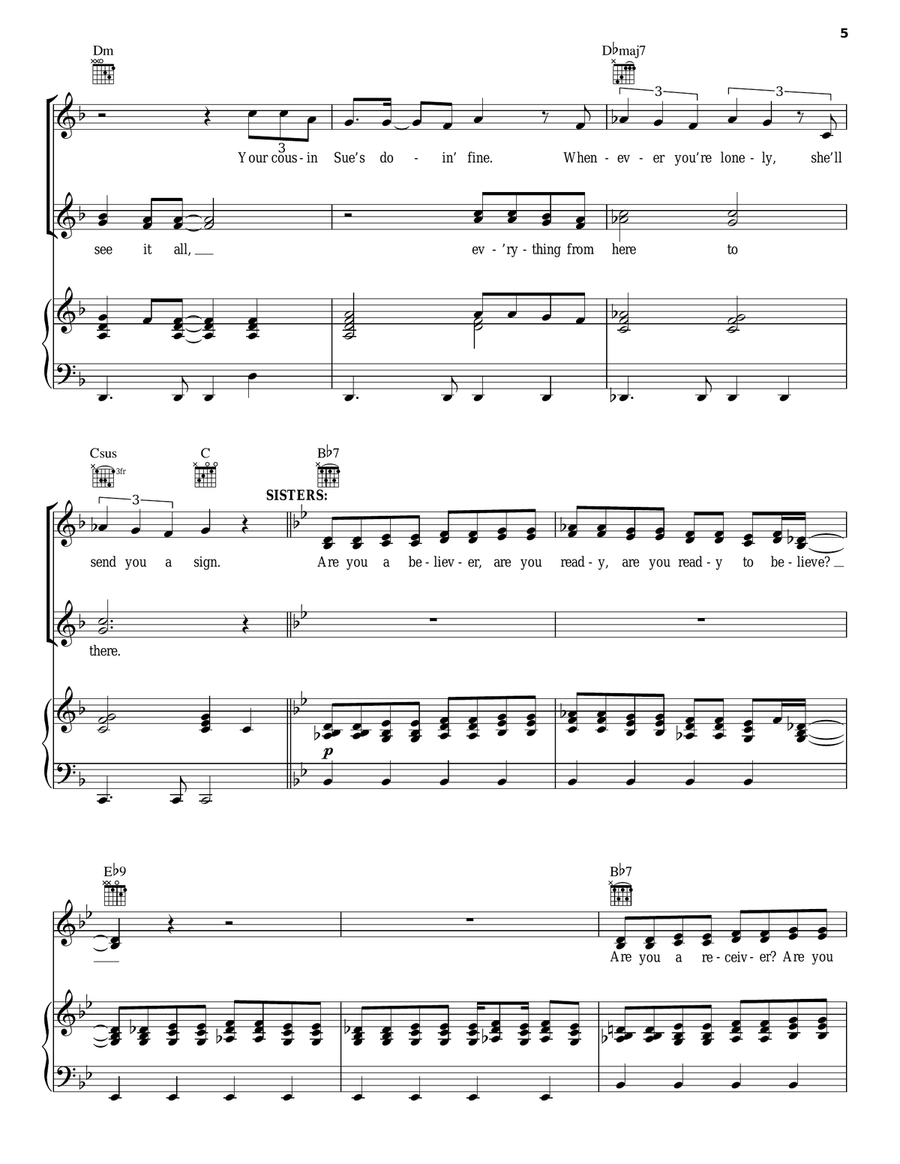 Talkin' 'Bout A Miracle Guitar scores gallery preview page 5