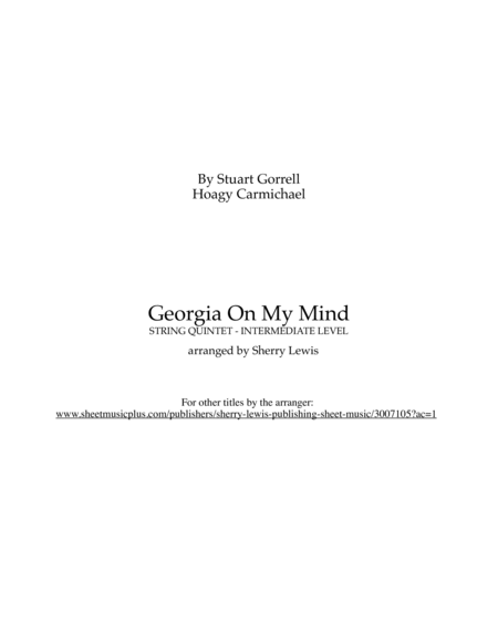Georgia On My Mind image number null