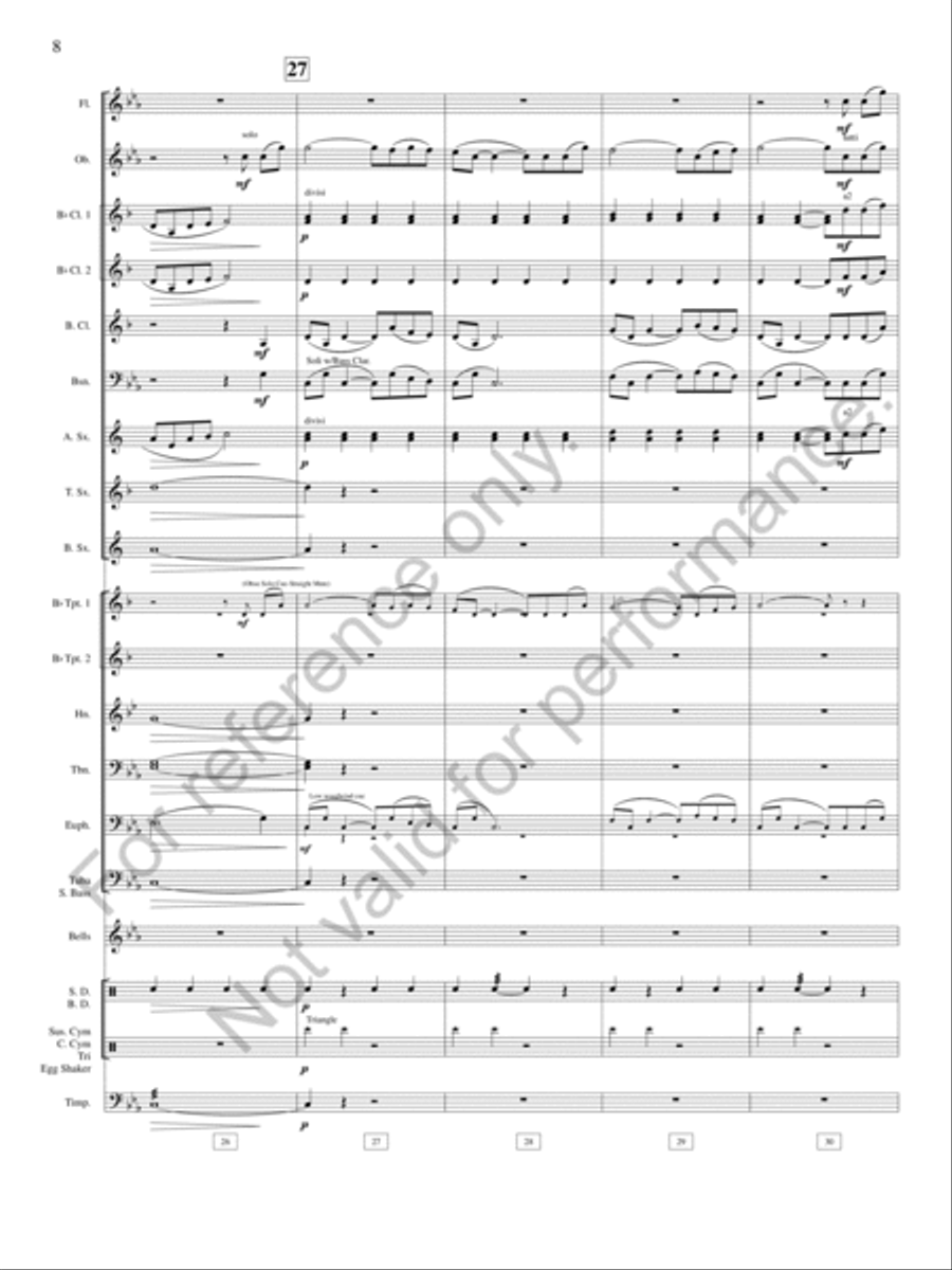 Pioneer Ballads Pioneer Ballads Concert Band scores gallery preview page 9