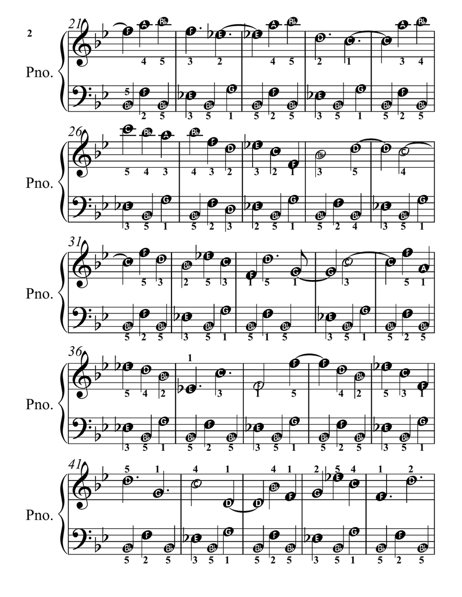 The Secret Life Of Daydreams Piano Method scores gallery preview page 2