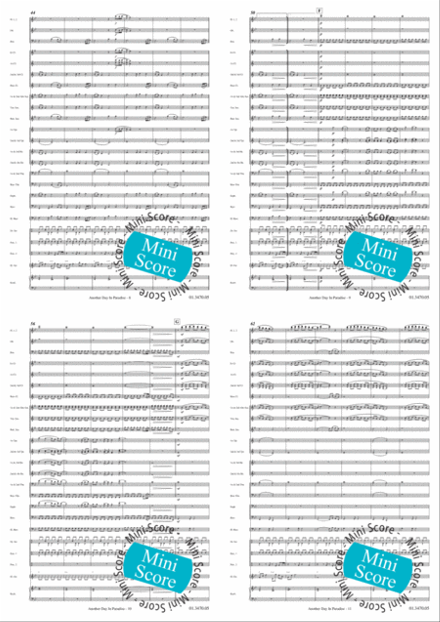 Another Day in Paradise Concert Band scores gallery preview page 5