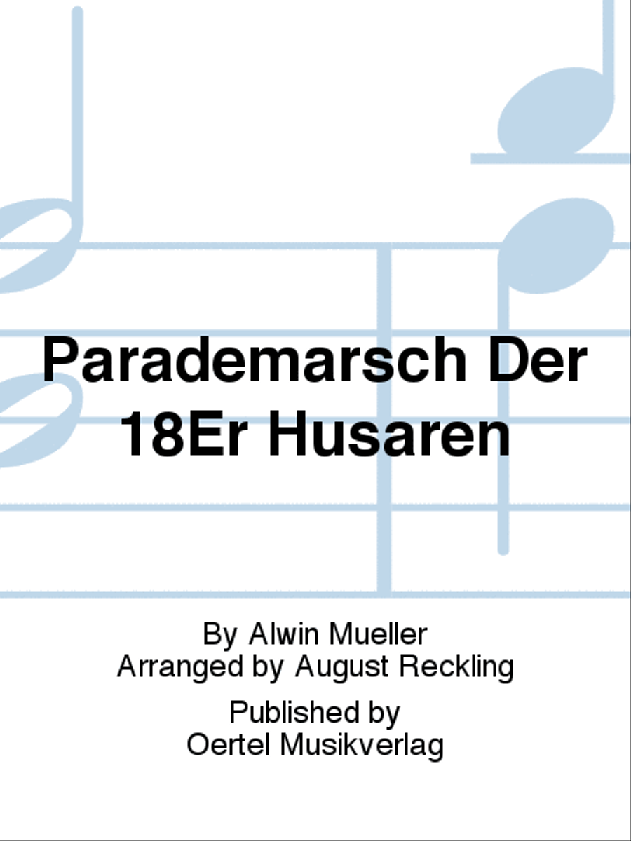 Parademarsch der 18er Husaren Concert Band scores gallery preview page 1