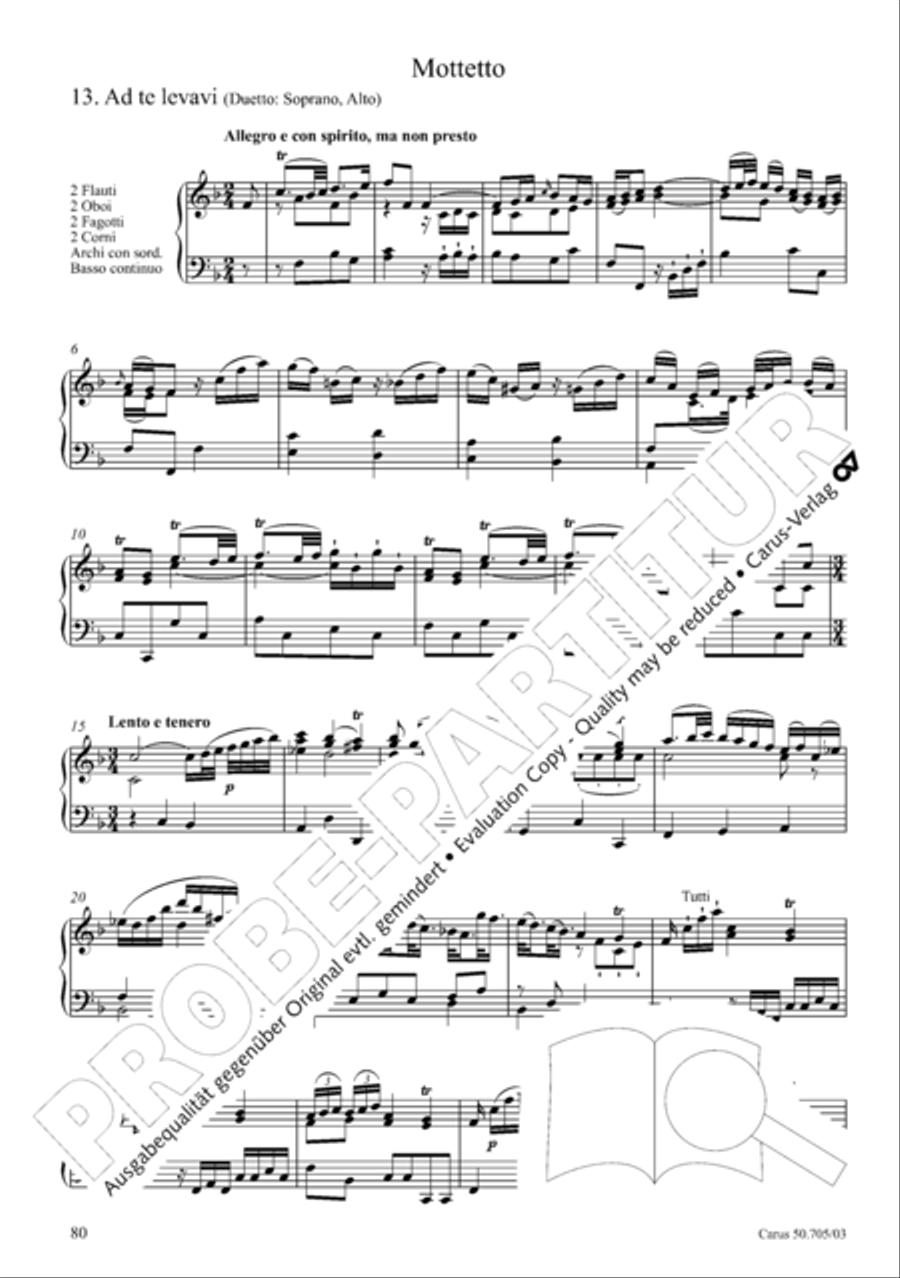 Missa in g. Hasse-Werkausgabe IV/3 4-Part scores gallery preview page 89