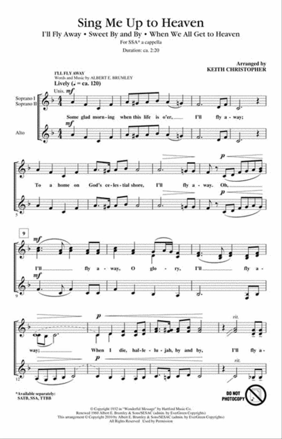 Sing Me Up to Heaven Sing Me Up to Heaven SSA scores gallery preview page 2