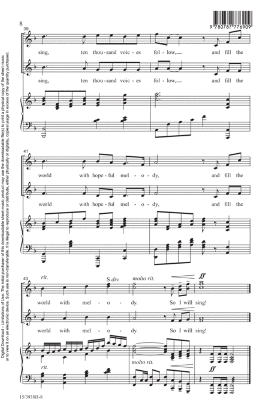 When I Sing 2-Part scores gallery preview page 8
