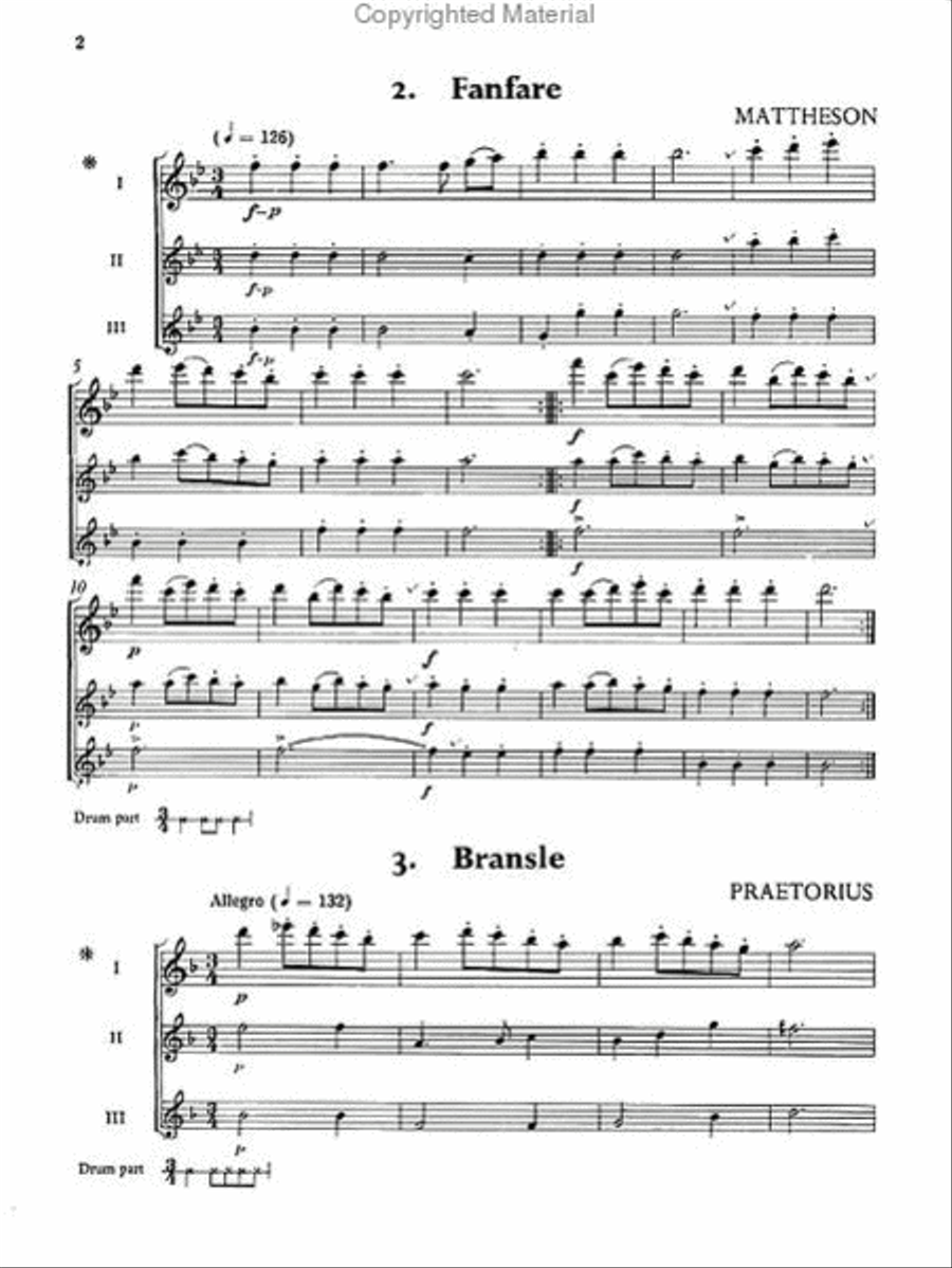 Flute Trios – Volume 1 Flute Trio scores gallery preview page 2