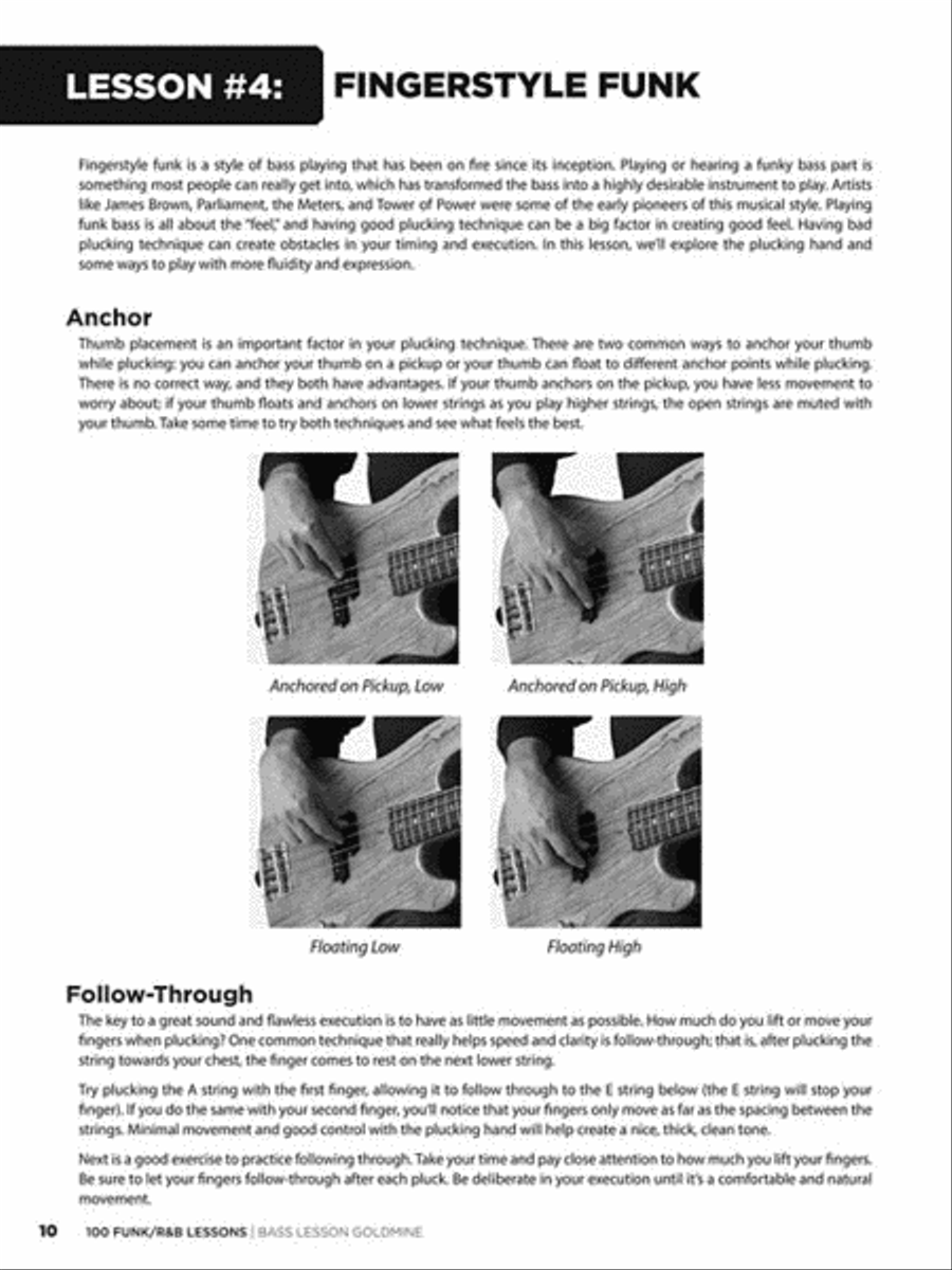 100 Funk/R&B Lessons Electric Guitar scores gallery preview page 4