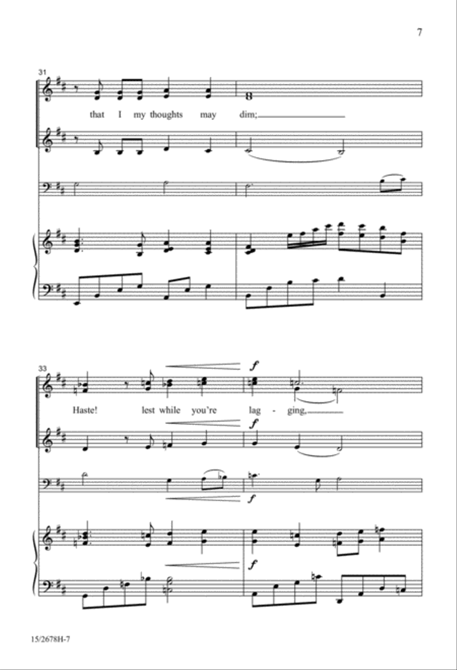 Heart, We Will Forget Him SSA scores gallery preview page 8