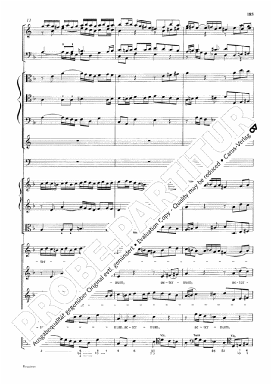 Requiem 4-Part scores gallery preview page 192