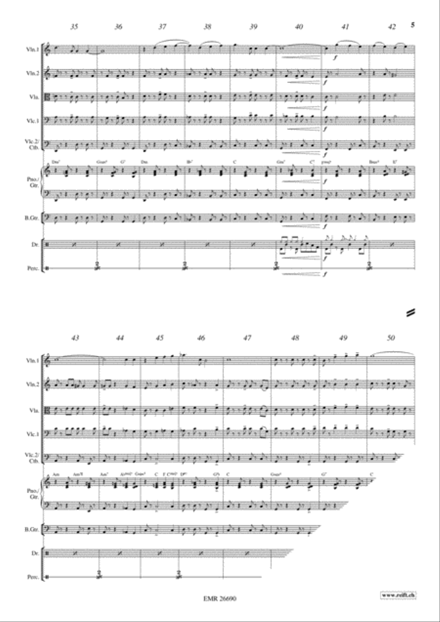 Embraceable You String Quintet scores gallery preview page 5