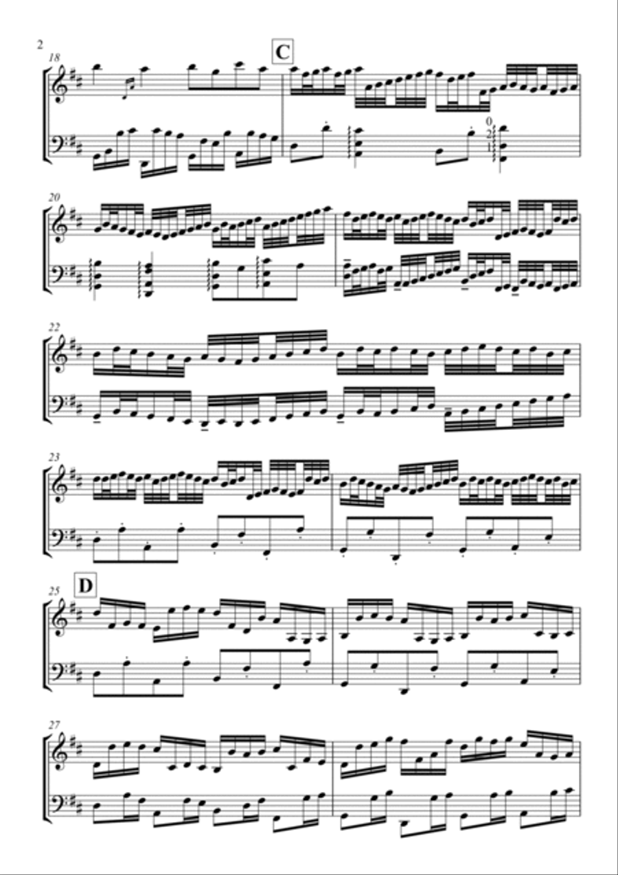 Pachelbel Canon String Duet scores gallery preview page 4