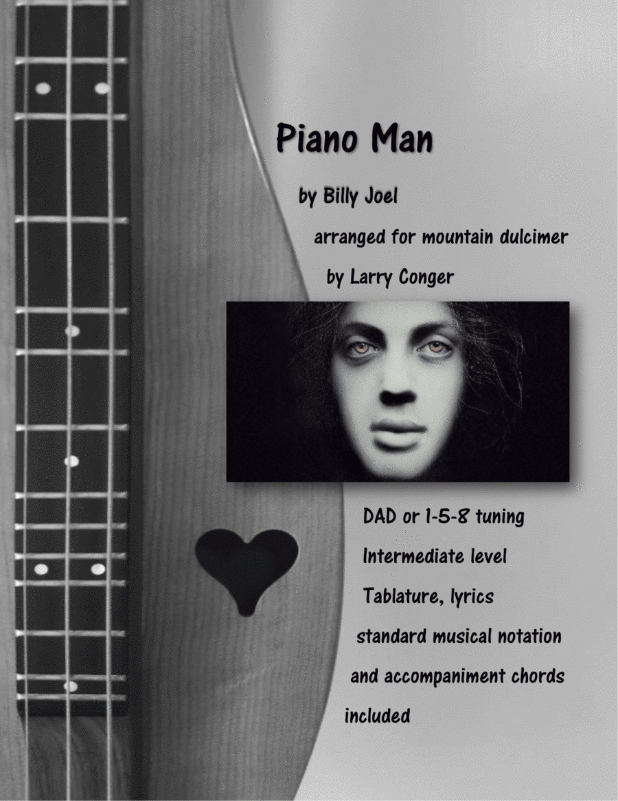 Piano Man Dulcimer scores gallery preview page 1