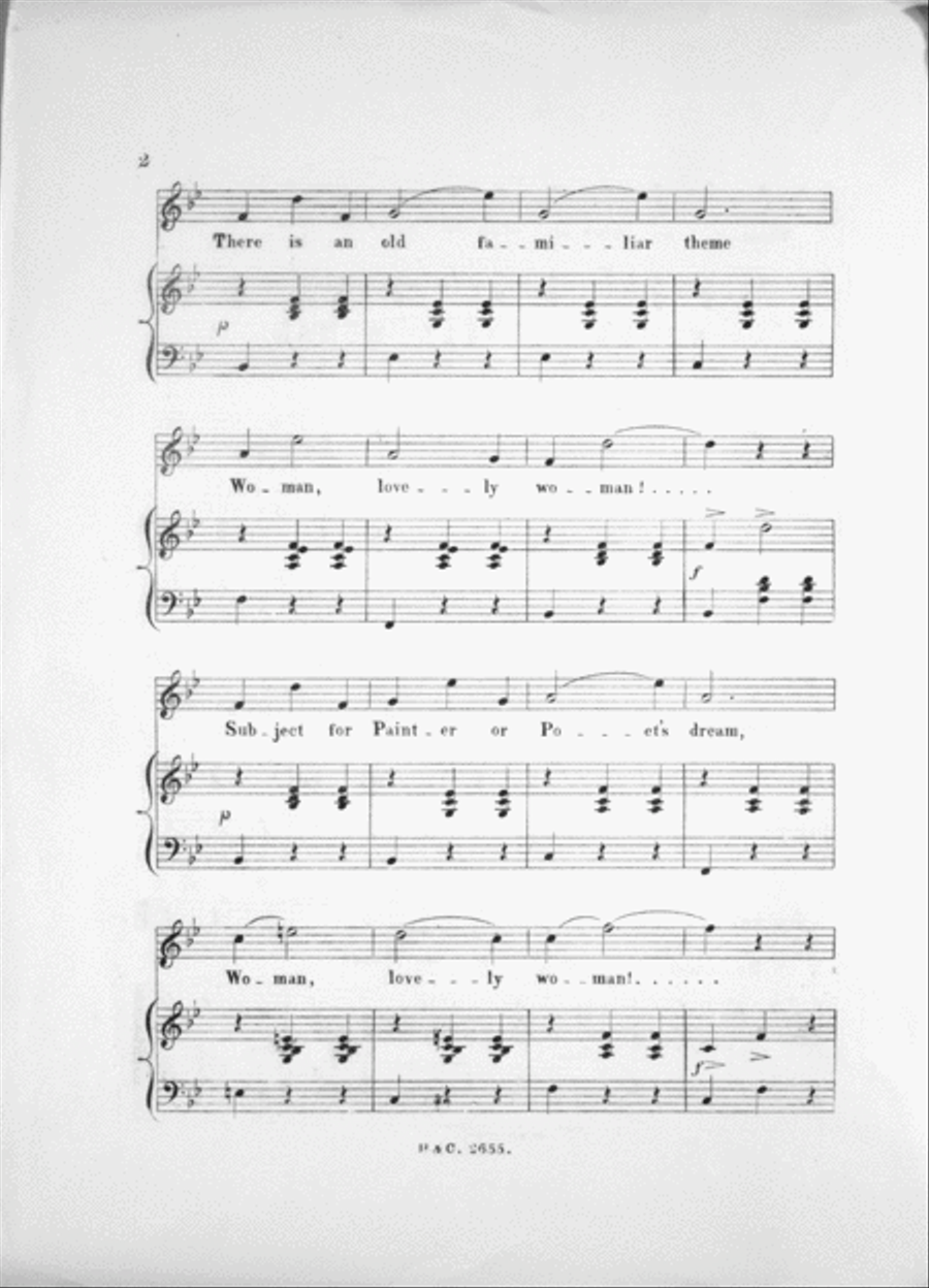 Woman Lovely Woman Voice scores gallery preview page 3