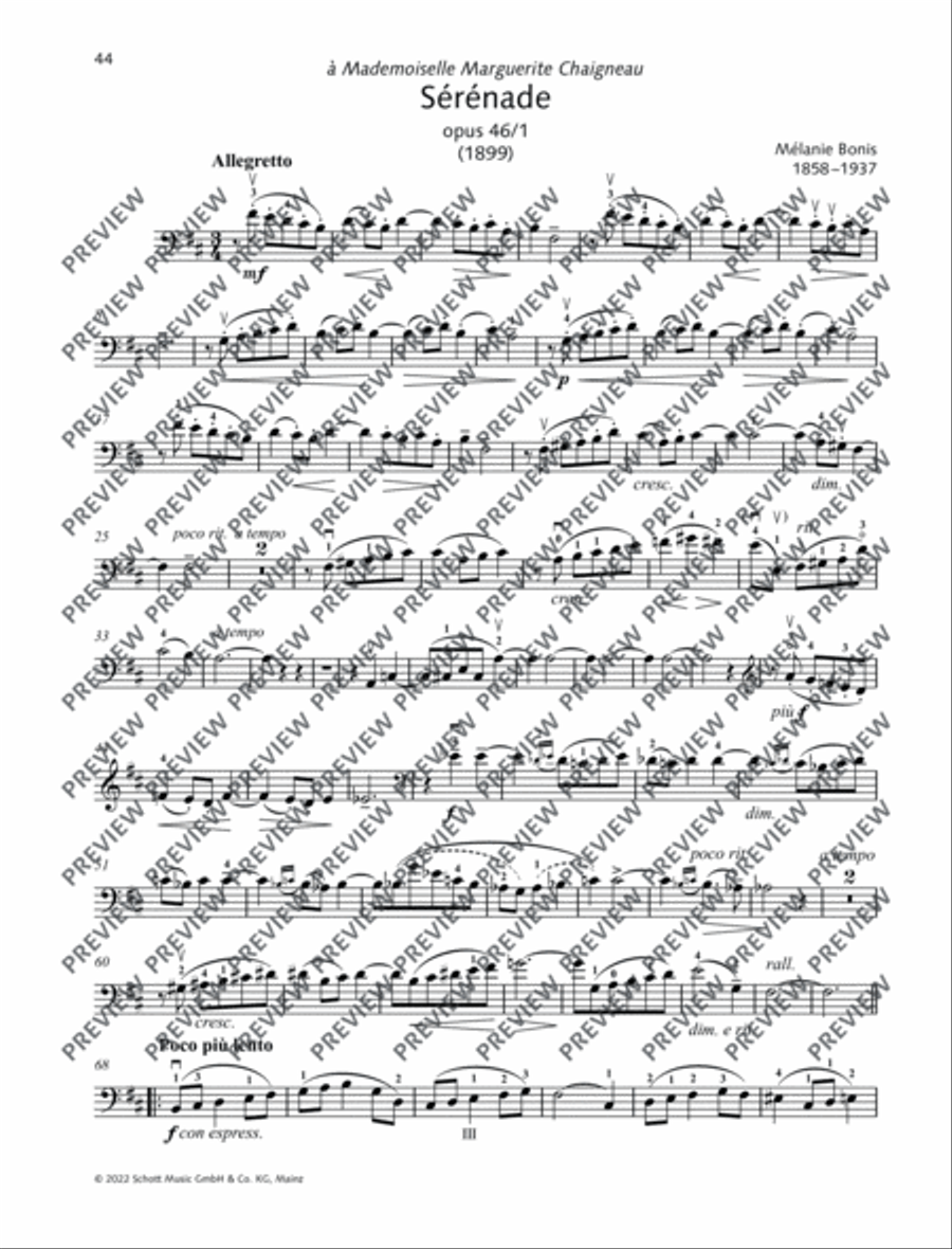 Sérénade Piano Accompaniment scores gallery preview page 8