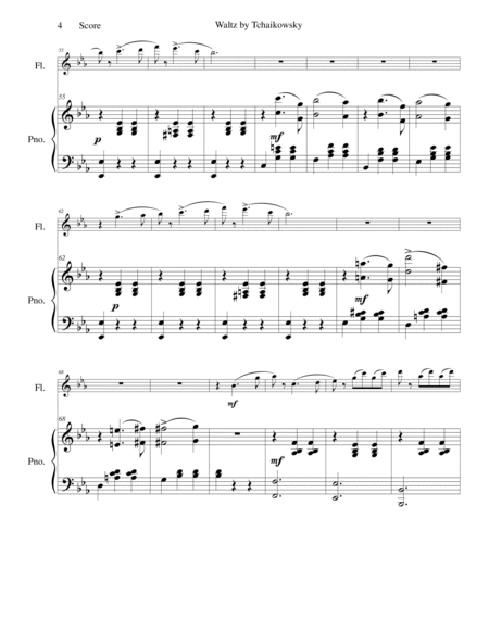 Waltz from "Album for the Young" for Flute and Piano image number null