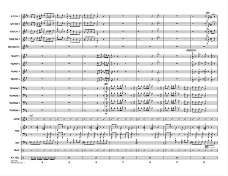 Walk The Dinosaur - Full Score