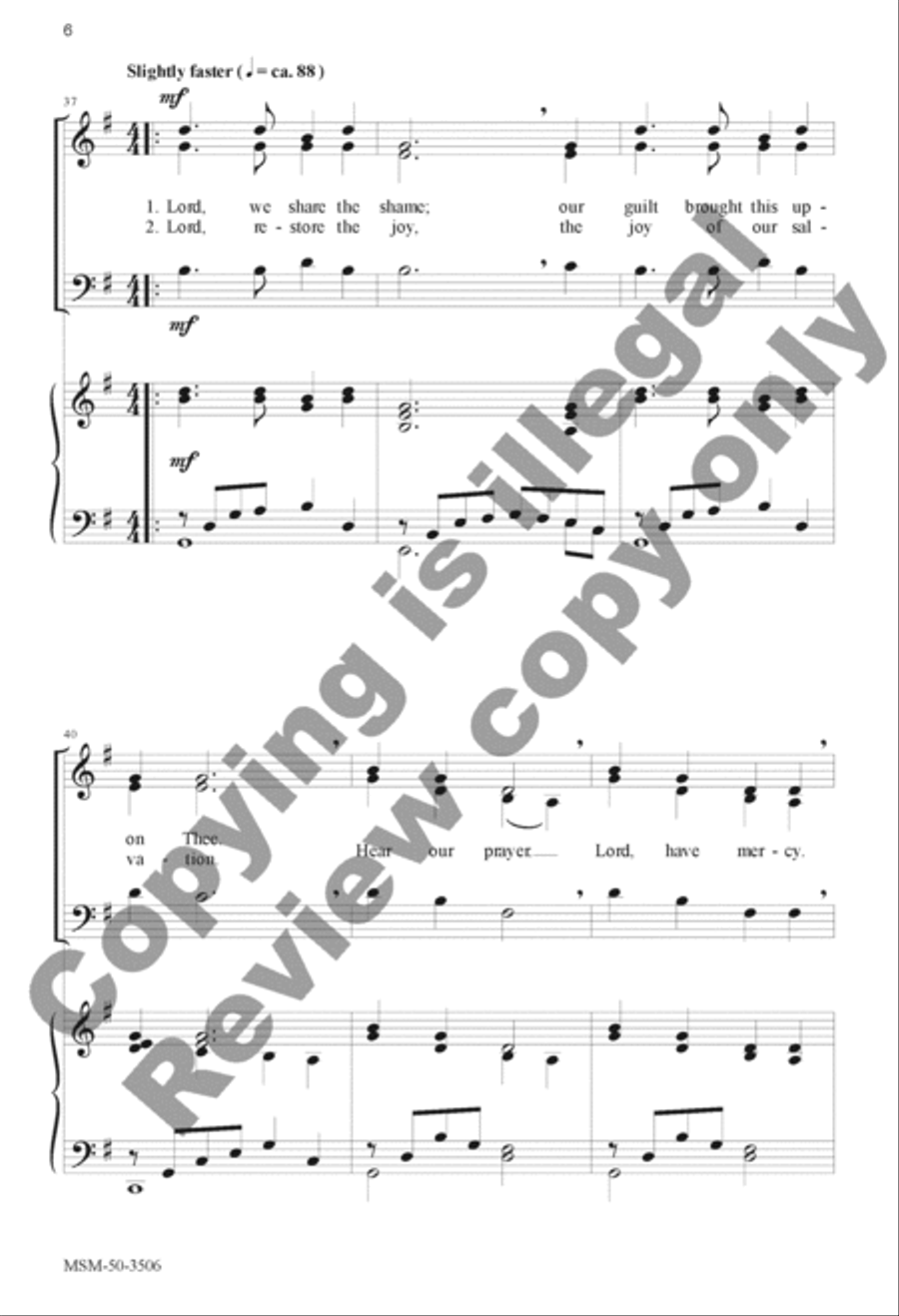 What Have We Done? (Senzeni na) 3-Part scores gallery preview page 6