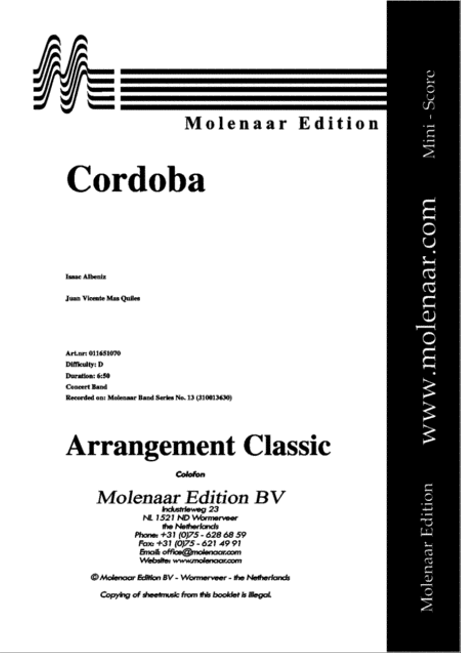 Cordoba Concert Band scores gallery preview page 2
