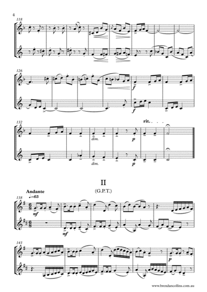 Three for Two - 3 duets for Trumpet and Horn image number null