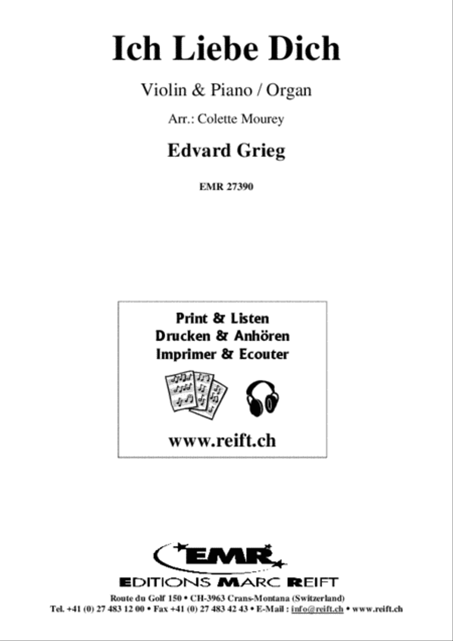 Ich Liebe Dich Violin Solo scores gallery preview page 2