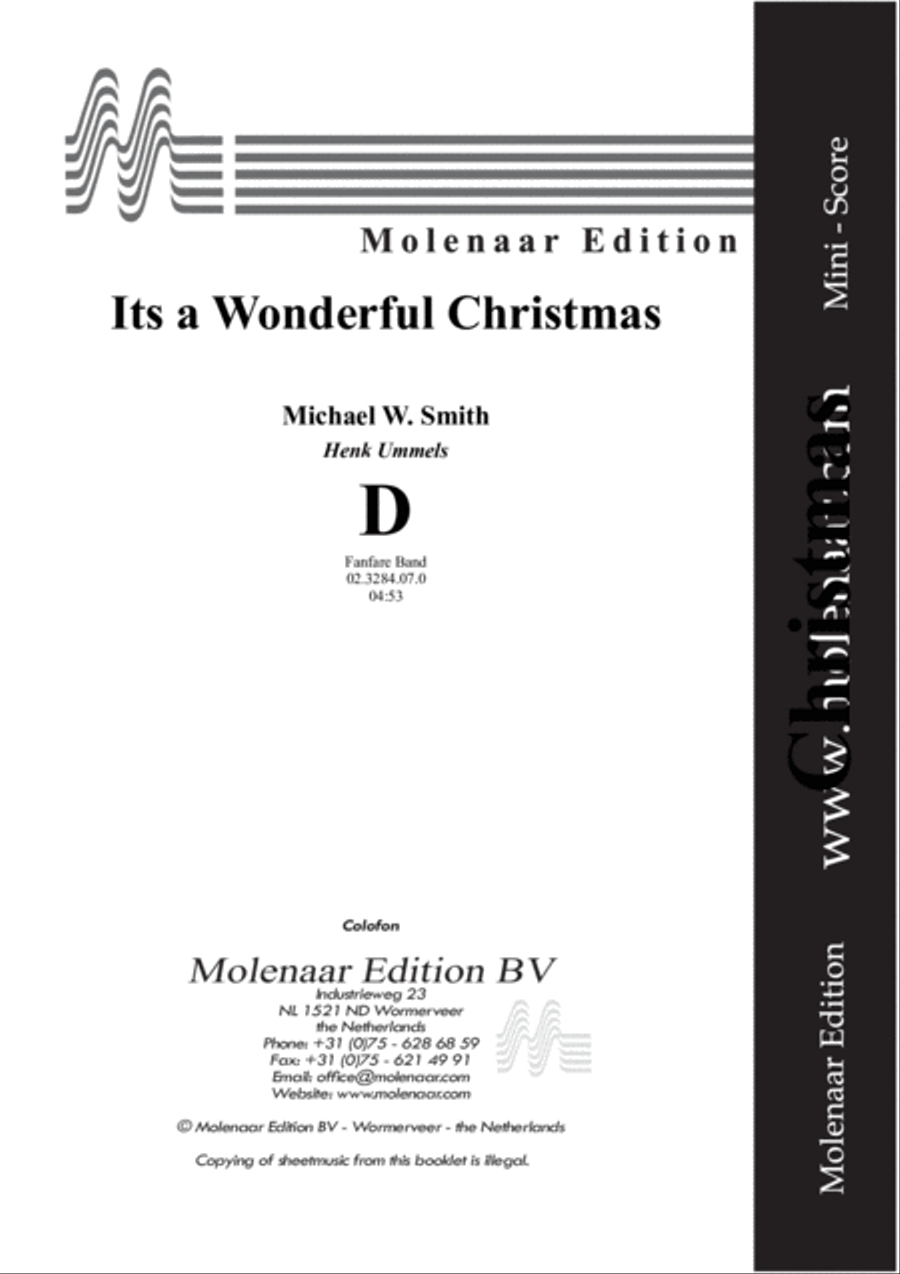 It's a Wonderful Christmas Fanfare Band scores gallery preview page 2