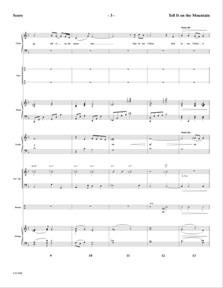 Tell It On the Mountain Tell It On the Mountain Choir scores gallery preview page 5