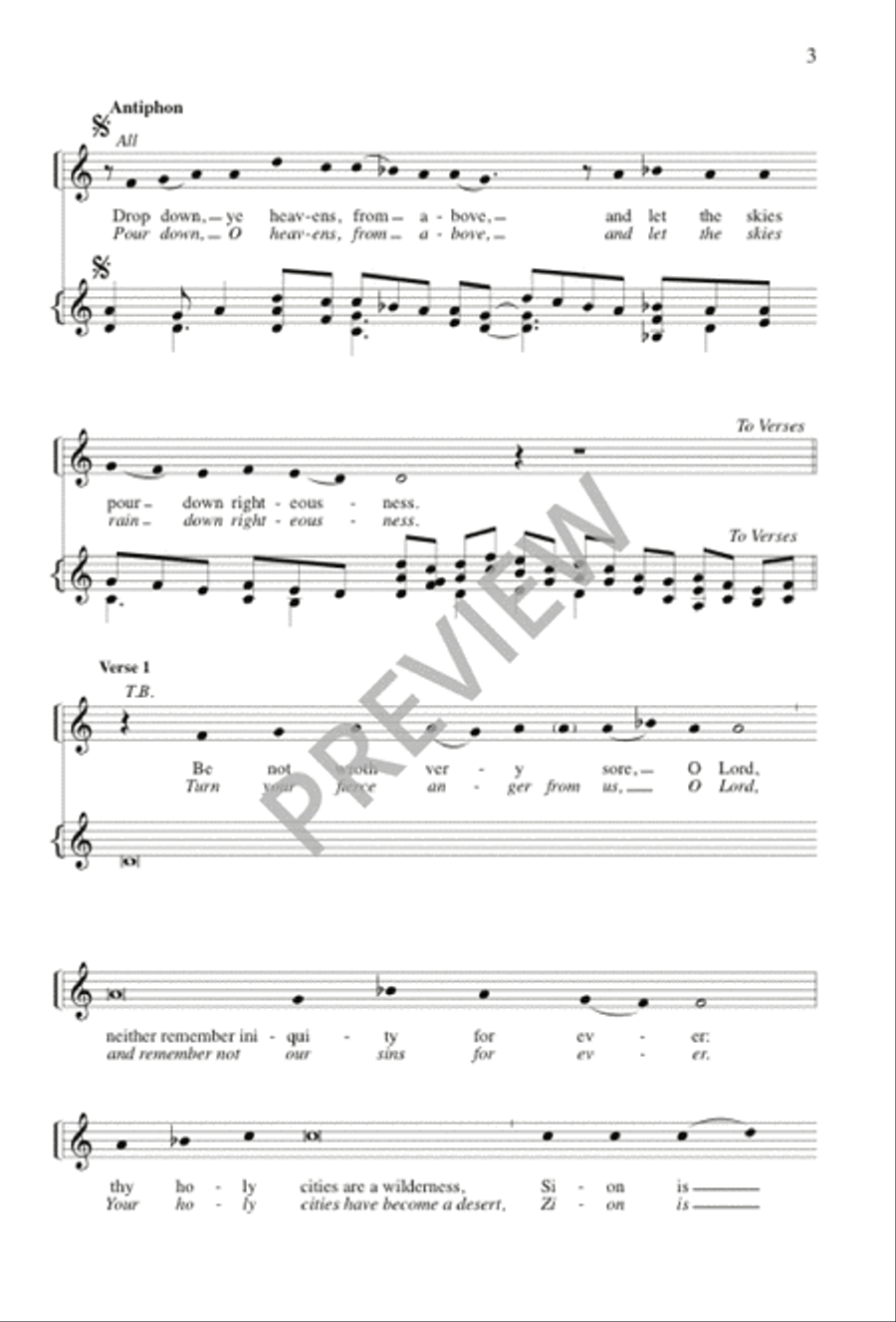 An Advent Processional 2-Part scores gallery preview page 3