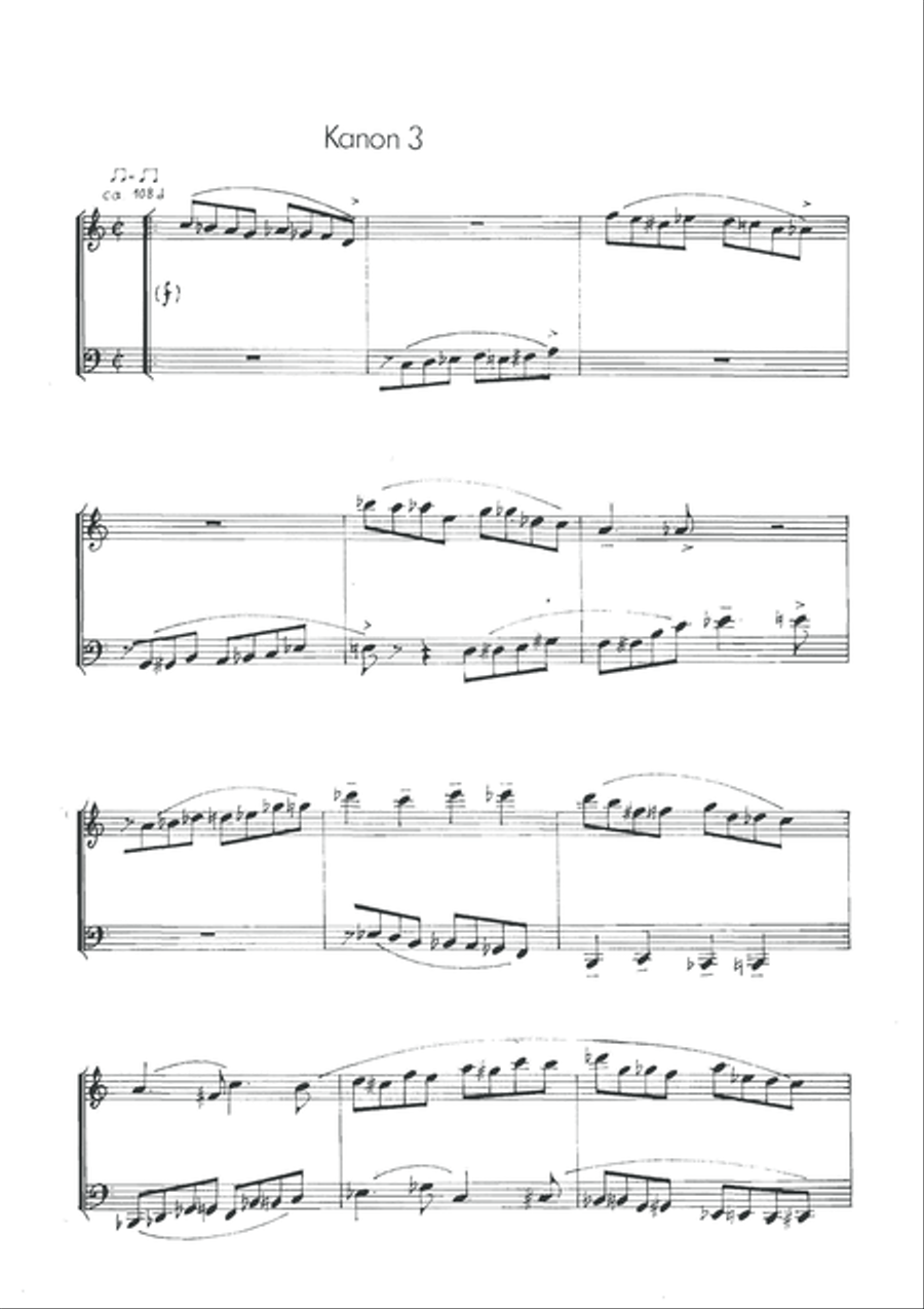 Kanon 3 Piano Solo scores gallery preview page 3