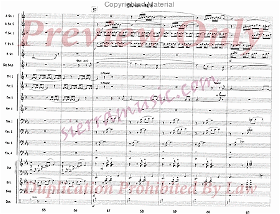Oblivion (for Doc) Jazz Ensemble scores gallery preview page 9