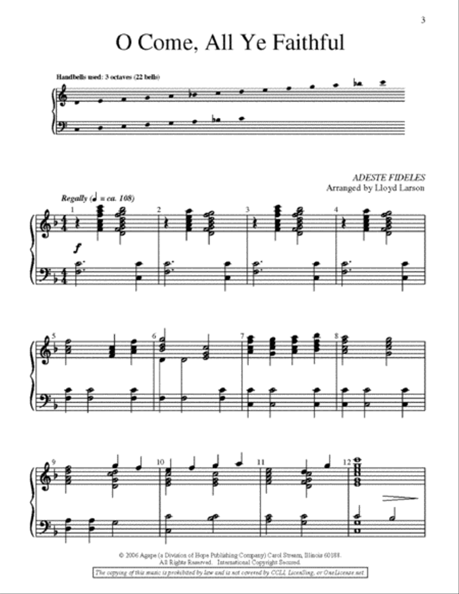 Keep It Simple (Carols for Christmas) 3-Octaves scores gallery preview page 2