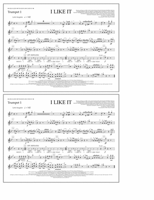 I Like It (arr. Tom Wallace) - Trumpet 1