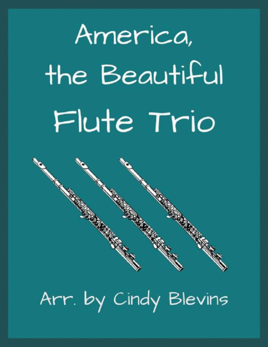 America, the Beautiful, for Flute Trio Flute Trio scores gallery preview page 1