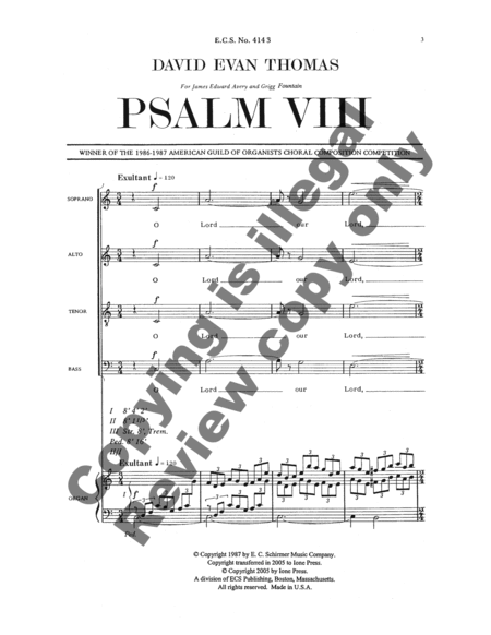 Psalm VIII image number null