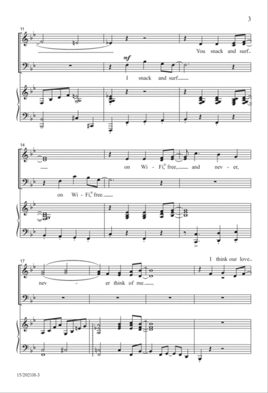 TTFN 4-Part scores gallery preview page 3