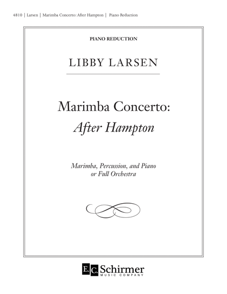 Marimba Concerto (Piano Reduction & Parts)