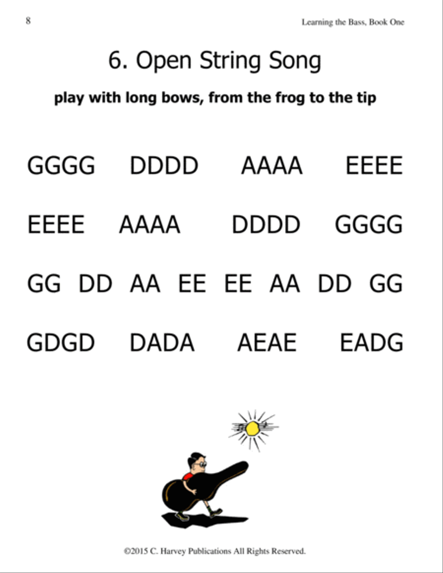 Learning the Bass, Book One Double Bass scores gallery preview page 4